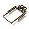 Alloy Open Back Bezel Pendants PALLOY-I223-10AB-2