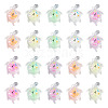 30Pcs Transparent Acrylic and Glitter Powder Pendants TACR-TA0001-91-1