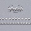 Brass Cable Chains X-CHC027Y-S-1