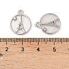 Alloy Acrylic Pendants FIND-R147-08P-3