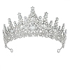 Alloy Rhinestone Crown Hair Bands for Girls Women Party Decoration HULI-PW0002-006P-01-1