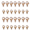 40Pcs 2 Styles Tibetan Style 304 Stainless Steel Lobster Claw Clasps STAS-UN0040-78-1