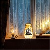 Eid Theme PVC Lamp Film for DIY Colorful Light Hanging Lamp Frosted Glass Jar DIY-WH0512-004-5