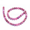 Natural Dyed Jade Beads Strands G-F601-A35-2