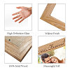 Natural Wood Photo Frames DIY-WH0247-016-3