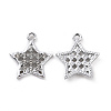 Alloy Crystal Rhinestone Pendants ALRI-H004-21P-1