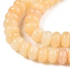 Natural Yellow Jade Beads Strands G-T138-76-3