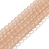 Transparent Glass Beads Strands LS-EGLA-A034-T8mm-MD20-1