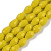 Opaque Solid Color Imitation Jade Beads Strands EGLA-N013-P4mm-D06-1