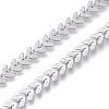 Non-Tarnish 3.28 Feet 304 Stainless Steel Cobs Chain X-CHS-P011-07P-2