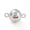 Anti-Tarnish Rhodium Plated 925 Sterling Silver Magnetic Clasps LS-STER-A001-02A-P-1