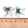 Christmas Decorations Theme Opaque Resin Decoden Cabochons RESI-Z026-01D-3