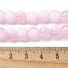 Crackle Glass Beads Strands GLAA-U001-8mm-03-4