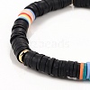 Handmade Polymer Clay Heishi Beads Stretch Bracelets BJEW-JB05304-05-2