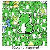 50Pcs Frog PET Waterproof Stickers PW-WG8FDD0-01-1