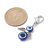 Ecil Eye Angel Resin Pendant Decorations HJEW-JM01514-02-3