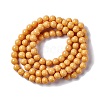 Painted Glass Bead Strands X-DGLA-S071-8mm-22-3