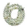 Natural Prehnite Beads Strands G-G457-6mm-03-5