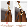 Detachable Leather Bag D Ring Connector PURS-WH0005-36LG-3