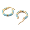 Stainless Steel Enamel Earrings Hoop Earrings LP9659-5-2