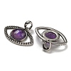 Natural Amethyst Pendants G-G147-07AS-11-2