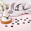 16Pcs Spary Painted Alloy Polyester Pendants FIND-SC0016-85-3