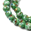 Handmade Lampwork Beads Strands LAMP-H071-01A-09-3