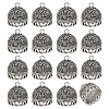 16Pcs Tibetan Style Zinc Alloy Pendant Bails FIND-CA0011-75B-1