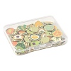 60Pcs 15 Styles Fruit Alloy Enamel Charms ENAM-FS0003-54-6