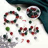 75Pcs 3 Colors Acrylic Resin Rhinestone Graduated Beads RESI-GA0001-35-4