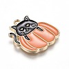 Autumn Theme Alloy Enamel Pendants ENAM-J649-06LG-01-3