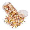 Cheriswelry 11 Strands 11 Styles Baking Painted Pearlized Glass Pearl Round Bead Strands HY-CW0001-04-3