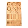 Wooden Bead Design Boards ODIS-H020-01-1