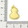 Rack Plating Brass Micro Pave Clear Cubic Zirconia Pendants KK-G501-14G-4
