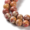 Dyed Natural Regalite/Imperial Jasper/Sea Sediment Jasper Beads Strands G-B124-C01-16-4