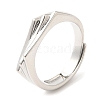 Rack Plating Brass Adjustable Ring for Women RJEW-Q770-27P-3