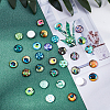 Flatback Glass Cabochons for DIY Projects GGLA-S047-04B-A12mm-3