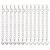 12Pcs 2 Styles  Brass Chain Extender KK-CA0003-75-1