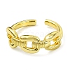 Brass Open Cuff Rings RJEW-B051-41G-2