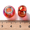 Shell Transparent Copper Buckle Acrylic European Beads OACR-M024-07P-05-3