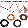 5M Round Braided Cowhide Letter Cord WL-GF0001-34A-02-5