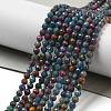 Natural Red Corundum/Ruby and Sapphire Beads Strands G-G161-A19-05-2