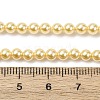 Electroplated Shell Pearl Beads Strands BSHE-G041-4mm-01-4