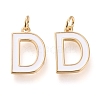 Brass Enamel Pendants KK-R139-04D-1