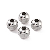 Non-Tarnish Textured 304 Stainless Steel Beads STAS-P306-01B-P-1