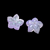 Dyed & Heated Glass Bead Caps X-GLAA-Z019-02H-2