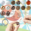 DIY Rugby Acrylic Beaded Keychain Pendant Decoration Making Kit MACR-CJC0004-18-2