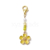 Mixed Shapes Alloy Enamel Pendant Decorations HJEW-JM01619-4