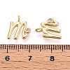 Brass Micro Pave Cubic Zirconia Charms KK-N263-97G-M-3