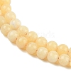 Natural Yellow Calcite Beads Strands G-C251-A01-8mm-4